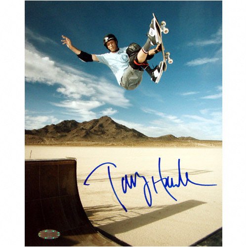 Tony Hawk - Salt Flats - Autographed 16x20 Photograph
