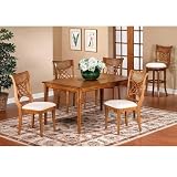 Glenmary Dining 5-Piece Rectangle Table Set (OAK) (See Text)
