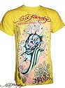 ED HARDY Herren Designer Shirt - SKULL WAVE -