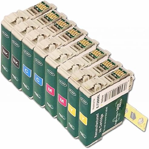 YoYoInk Remanufactured Ink Cartridges Replacement for Epson 200 200XL T200XL (2 Black, 2 Cyan, 2 Magenta, 2 Yellow, 8-Pack)