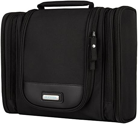 Toiletry Bag, Nuowin Magical Series Hanging Travel Toiletry bag with Large Capacity Five-Doors Multi-Functional Travel Toiletry Organizer - Classic Black