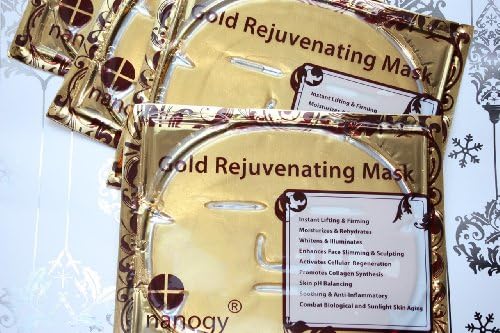 Luxurious 24k Crystal Gold Rejuvenating Mask (10 PCs/Box)