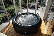 M Spa B130 Portable Hot Tub 4 Person 128 Jets Bubble w/Cover