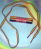 Rainbow Stripe Shoelaces Shoe Laces 36-inch 36" (91 cm)