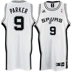 Tony Parker Jersey: adidas White Swingman #9 San Antonio Spurs Jersey