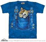 Kitty Overalls The Mountain Tee Shirt Child S-XL Adult M-XXX