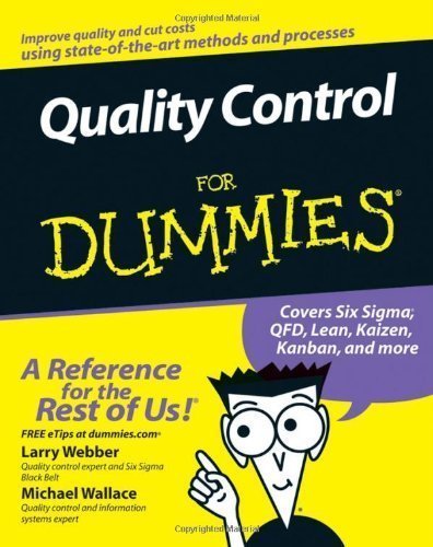 by Webber, Larry, Wallace, Michael Quality Control for Dummies (2012) Paperback