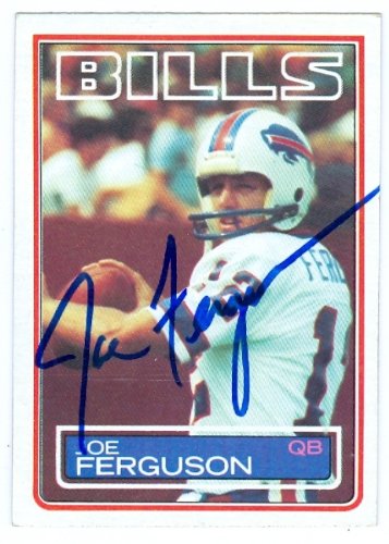 Joe Ferguson Autographed/Hand Signed Football Card (Buffalo Bills) 1983 Topps #224