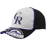 Twins '47 Colorado Rockies White-Black Bazoule Adjustable Hat