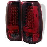 03-06 Chevy GMC Silverado Led Taillights - Red Smoke 