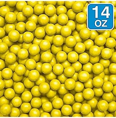 Yellow Sixlets 14 oz (Each) - Party Supplies