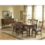 Patterson 7 Pc Dining Set (Dark Oak / Marble) (See Description)
