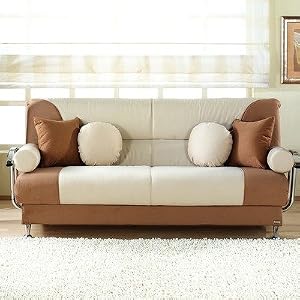 Best Three Seat Sleeper Sofa in Rainbow Beige Brown Best Three Seat Sleeper Sofa in Rainbow Beige Brown