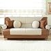 Best Three Seat Sleeper Sofa in Rainbow Beige Brown