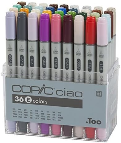 Copic Ciao Markers 36 Piece Set Set E by Imagination International, Inc.