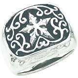 Sterling Silver Gothic Band Sz 11