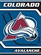 NHL Colorado Avalanche Banner Royal Plush Raschel Throw Blanket, 60x80-Inch