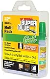 Super Glue 15185 Gel, 12-Pack, .07oz tubes