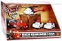 Disney / Pixar CARS TOON 1:55 Die Cast Car Rescue Squad 4-Pack #2 (Firetruck Mater, Rescue Chopper, Dalmations Mia and Tia)