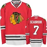 Brent Seabrook Premier Jersey: Chicago Blackhawks #7 Red Premier Jersey
