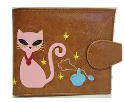 Majestic Cat Magic Lamp and Cat Wallet Brown
