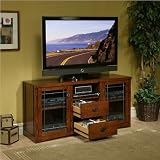 Kathy Ireland Home by Martin Furniture Pasadena Wood Plasma TV Stand in Brown Finish