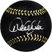 Derek Jeter Autographed Black Leather Baseball