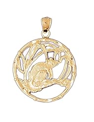CleverEves 14K Gold Zodiac Pendant 5.4 - Gram(s)