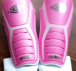 Umbro Corsica Engage Pink Youth Small Shin Guards