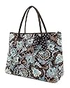 Belvah Quilted Floral Large Tote Bag