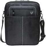 V7 Cityline Messenger Bag for iPads and Tablets Upto 10.1-Inch, Black (CMX3-9N)