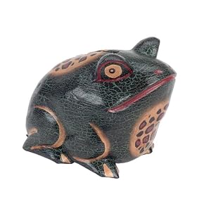 All Natural Handmade Money Bank - Round Frog