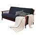 Brushed Cotton Twill Futon Cover in Navy