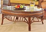 South Sea Rattan 4600 Abigail Oval Coffee Table