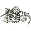 Vintage White Flower Vine Brooch Gifts