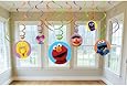 Amscan Sesame Street Swirl Decorations, Multicolor