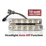 10x1watt HIGH POWER LED DAYTIME RUNNING LIGHT DRL LAMP AUDI BMW with Auto Off... by XKGLOW