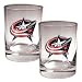 Columbus Blue Jackets NHL 2pc Rocks Glass Set - Primary Logo by Great American Products