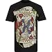 SILVER STAR King Card Mens T-Shirt - Black