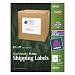 Avery EcoFriendly Labels for Laser and Ink Jet Printers, 8.5 x 11 Inches, White, Permanent, Pack of 10 (48165)