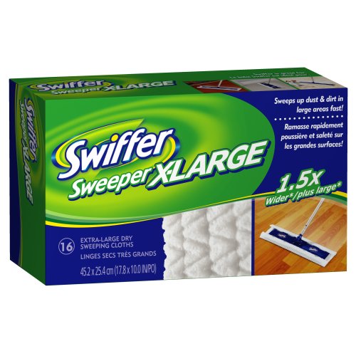 Swiffer Sweeper X-Large Disposable Sweeping Cloths, 16-Count Boxes (Pack of 3)