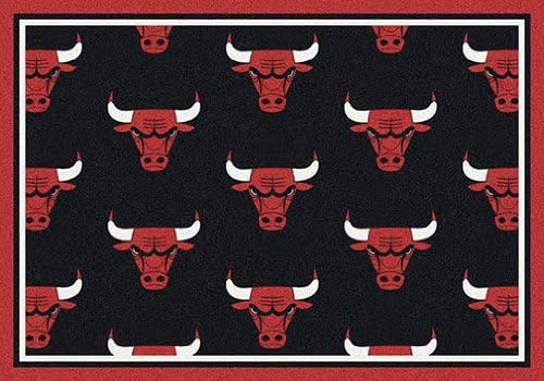 Chicago Bulls 7'8 x 10'9" Premium Pattern Rug