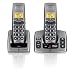 BT Freestyle 750 Twin DECT TAM Telephone - Titanium Grey