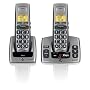 BT Freestyle 750 Twin DECT TAM Telephone - Titanium Grey