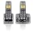 BT Freestyle 750 Twin DECT TAM Telephone - Titanium Grey