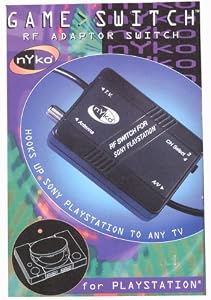 Buy Amazon.com: RF Adapter/Game Switch/ Modulator for PlayStation 1: Video 