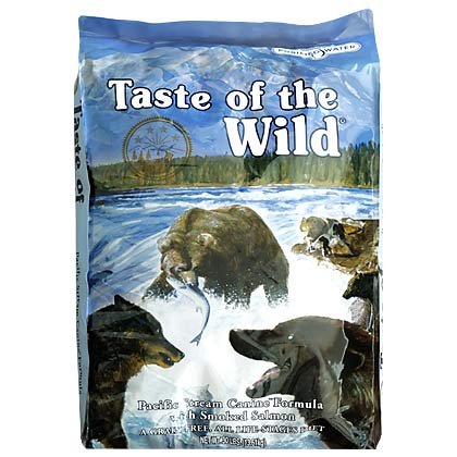 More image Taste of the Wild Dry Dog Food, Pacific Stream Canine Formula with Smoked Salmon, 5 Pound Bag