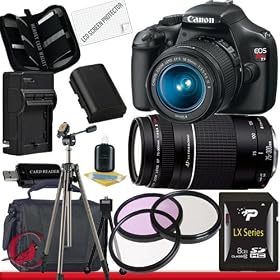 Canon EOS Rebel T3 Digital Camera and 18-55mm IS II & Canon EF 75-300mm f/4-5.6 III Telephoto Zoom Lens Package 4