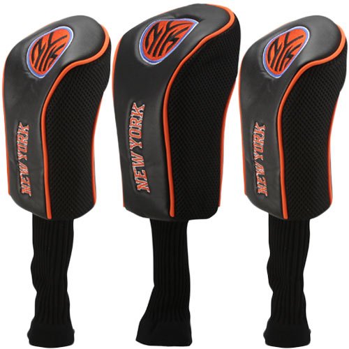 NBA New York Knicks 3-Pack Golf Club Headcovers - Black