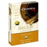 Davidson's Tea Lemon Ginger, 8-Count Tea Bags (Pack of 12)